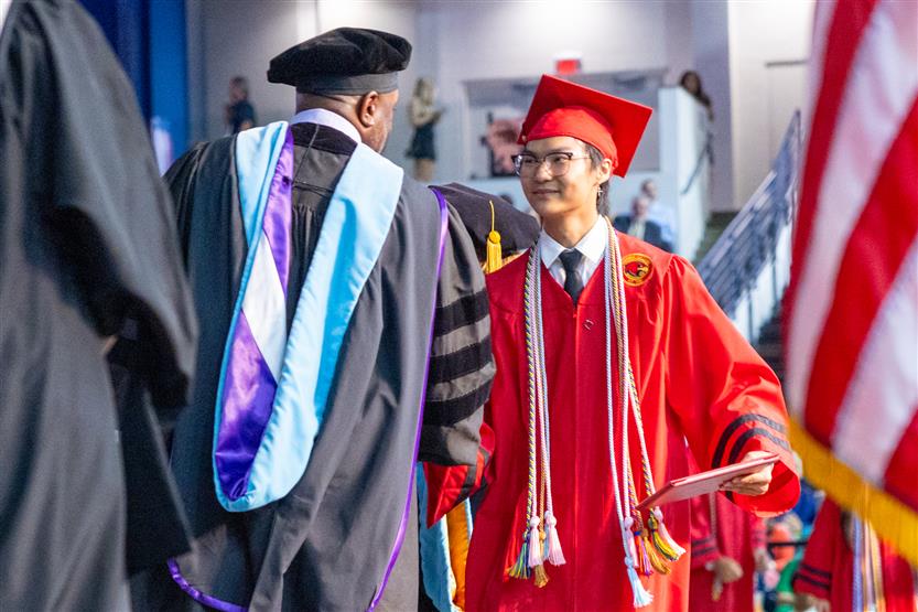 Students celebrate graduating